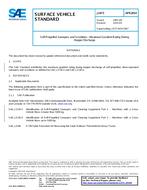 SAE J2473 SAE J2473