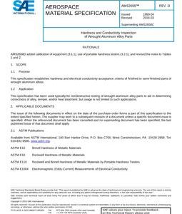 SAE AMS2658 Revision D