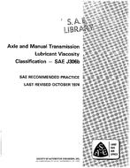 SAE J306 Revision B SAE J306 Revision B