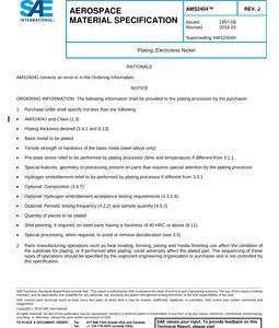 SAE AMS2404 Revision J