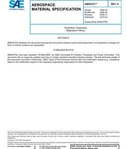 SAE AMS2475 Revision H