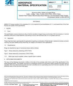 SAE AMS4311 Revision F