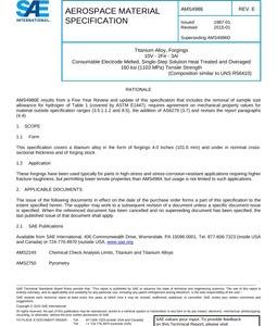 SAE AMS4986 Revision F