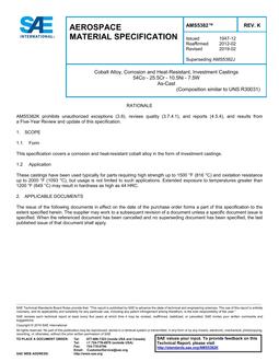 SAE AMS5382 Revision K SAE AMS5382 Revision K