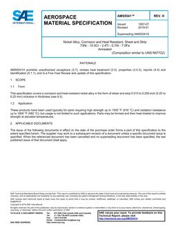 SAE AMS5541 Revision H SAE AMS5541 Revision H