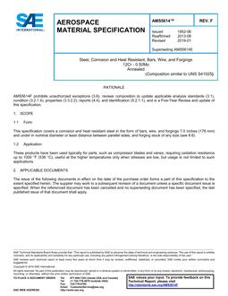SAE AMS5614 Revision F SAE AMS5614 Revision F