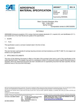 SAE AMS5688 Revision M SAE AMS5688 Revision M