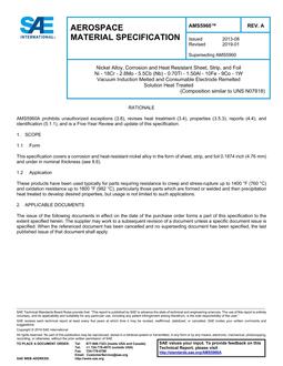 SAE AMS5960 Revision A
