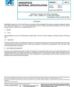 SAE AMS6299 Revision G