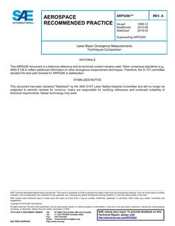 SAE ARP5290 Revision A