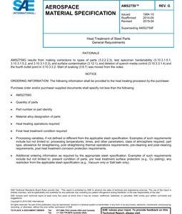 SAE AMS2759 Revision G