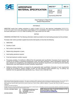 SAE AMS2759 Revision G