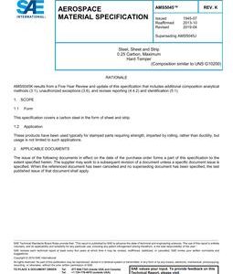 SAE AMS5045 Revision K