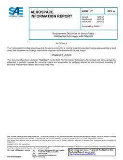 SAE AIR4911 Revision A