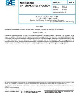 SAE AMS4410 Revision A