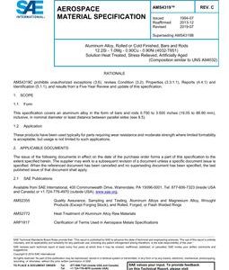 SAE AMS4319 Revision C