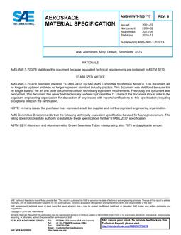 SAE AMSWWT700/7 Revision B