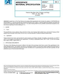 SAE AMS4964 Revision C