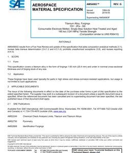 SAE AMS4983 Revision G