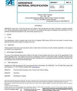 SAE AMS4984 Revision G