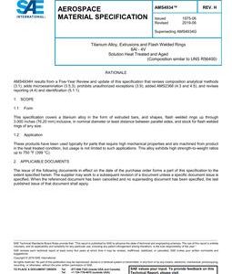 SAE AMS4934 Revision H