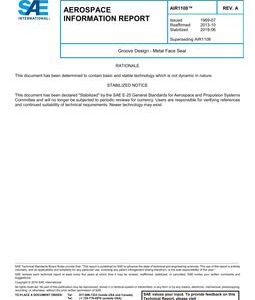 SAE AIR1108 Revision A