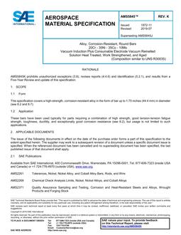SAE AMS5845 Revision K