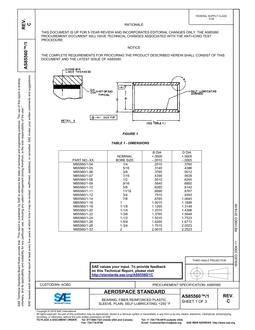 SAE AS85560/1 Revision C SAE AS85560/1 Revision C
