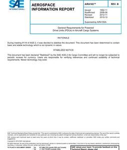 SAE AIR4165 Revision B