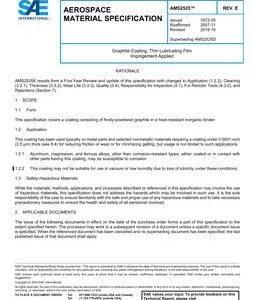 SAE AMS2525 Revision E