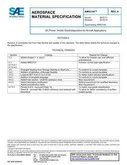 SAE AMS3144 Revision A SAE AMS3144 Revision A