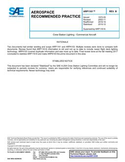 SAE ARP1161 Revision B SAE ARP1161 Revision B