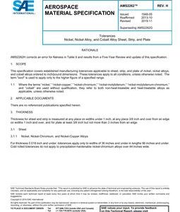 SAE AMS2262 Revision H
