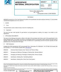 SAE AMS4953 Revision H