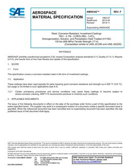 SAE AMS5342 Revision F SAE AMS5342 Revision F
