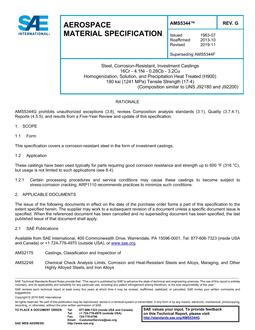 SAE AMS5344 Revision G SAE AMS5344 Revision G