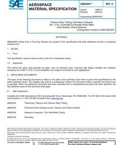 SAE AMS4945 Revision H