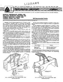 SAE J394 Revision A SAE J394 Revision A