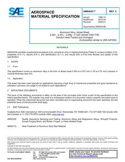 SAE AMS4243 Revision C SAE AMS4243 Revision C