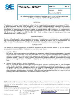SAE SSB1 Revision D SAE SSB1 Revision D
