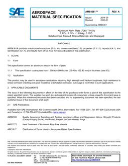 SAE AMS4361 Revision A SAE AMS4361 Revision A