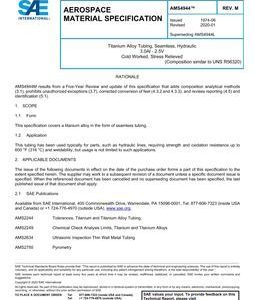 SAE AMS4944 Revision M