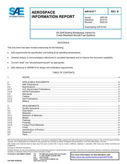 SAE AIR1616 Revision B SAE AIR1616 Revision B