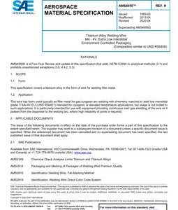 SAE AMS4956 Revision H