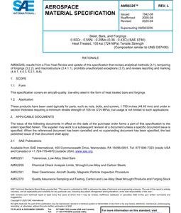 SAE AMS6325 Revision L