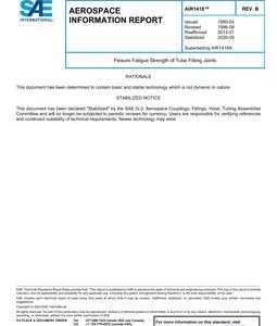 SAE AIR1418 Revision B