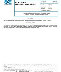 SAE AIR1529 Revision B