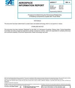 SAE AIR5615 Revision A