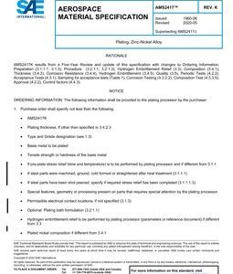 SAE AMS2417 Revision K