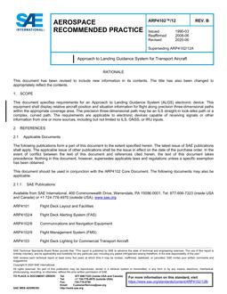 SAE ARP4102/12 Revision B